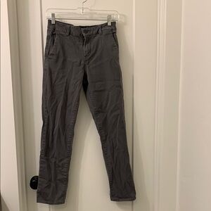 Gray Casual Pants